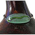 Oval Aqua Glass Bracelet (Chile)