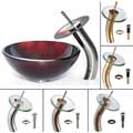Free efficient facts on Waterfall Dispenser Old Kraus 14-inch Irruption Red Glass Sink/ Waterfall Faucet