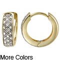 Diamond Accent Mini-hoop Earrings