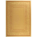 Indoor/ Outdoor Beachview Natural/ Terracotta Rug (7'10 x 11')