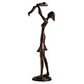 Handcrafted Mother Holding Child Sculpture