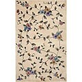 Free inviting info on Area rug Carved Hand-tufted Deco Garden Ivory Wool Rug (8' x 11')