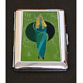 Chrome-plated 'Empress' Wallet/ Card Case (Chile)