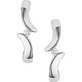 10k White Gold Diamond Hoop Earrings (I-J, I2-I3)