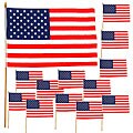 USA 12x18-inch Nylon Flags (Set of 96)