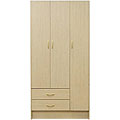 Maple 3-door Wardrobe