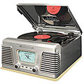 Accommodating roadmap on Vintage Recording consoles Crosley CR711-BC Autorama Chrome Turntable with AM/FM Radio