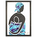 Batik 'Point of No Return' Painting (Ghana)