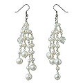 Sterling Silver Pearl 'Promise' Earrings (Thailand)