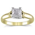 14k Gold 1ct TDW IGL-certified Diamond Engagement Ring (H-I, I1)