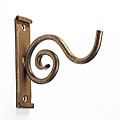 Alluring problem solvers on Wrought iron wall decor Bronze Medallion Iron Scroll Bracket