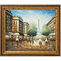 'Dawn Near the Eiffel' Oil Painting on Canvas