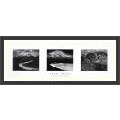 Ansel Adams 'Our National Parks' Triptych Framed Art Print