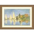 Claude Monet 'Boating at Argenteuil, 1872' Framed Art Print
