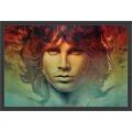 'Jim Morrison - Spirit Framed' Textured Art