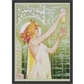 'Absinthe Robette' Framed Textured Art