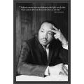 'Martin Luther King Jr. - Darkness' Framed Textured Art