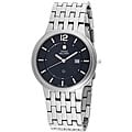Swiss Military Men's Black Rendezvous Stainless Steel Watch