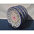 Set of 4 Tabarka 8-inch Side Plate (Tunisia)