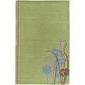 Hand-tufted Pixar Green Wool Rug (5' x 7'6)