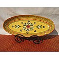 Set of 2 Large 16-inch Solena Oval Platters (Tunisia)