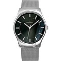 Peugeot Men's Mesh Strap Grey Dial Watch