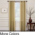 Hopsack Grommet Top Curtain Panel Pair