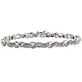 Sterling Silver 1/2ct TDW Diamond Bracelet (J-K, I3)