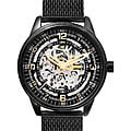 Akribos XXIV 'Saturnos Elite' Men's Skeleton Automatic Bracelet Watch