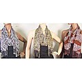 Faux Pashmina Animal Print Scarves (Pack of 3)