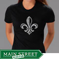 Los Angeles Pop Art Women's Fleur De Lis T-shirt