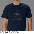 Los Angeles Pop Art Men's 'Yoga Poses' T-shirt