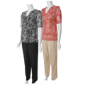 Adi Designs Just U Collection Women's Two-piece Pant Set