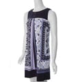 Sangria Brand Women's Silk Retro Print Tank Dress