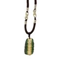 Green Crystal Chinese Knot Necklace (China)