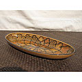 Set of 2 16-inch Honey Design Oval Platters (Tunisia)