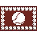 Baseball Fun Rug (3'3 x 4'10)