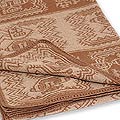 'Paracas Cinnamon' Alpaca Wool Blanket (Peru)