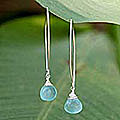 Sterling Silver Chalcedony 'Sublime' Earrings (Thailand)