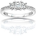 14k Gold 1/2ct TDW Princess Diamond Engagement Ring (H-I, I1-I2)
