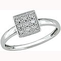 10k White Gold 1/6ct TDW Fashion Diamond Ring