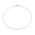 Sterling Silver Twisted Chain Anklet