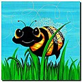 Sylvia Masek 'Bee at Play' Gallery-wrapped Canvas Art