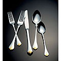 Yamazaki Cara Gold Accent 5-piece Flatware Place Setting