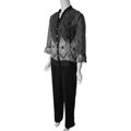 Danny & Nicole Women's 3-piece Diamond Print Pant Suit