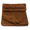 'Earth Echo' Alpaca Wool Throw Blanket (Peru)