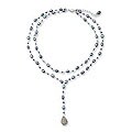 Pearl 'Love Blues' Necklace (3-5 mm) (Thailand)