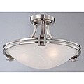 Satin Nickel 3-light Ceiling Fixture