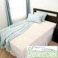 Dream Form Eco-friendly Contoured 2-inch Memory Foam Mattress Topper