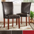 Portman Faux Leather Parson Side Chairs (Set of 2)